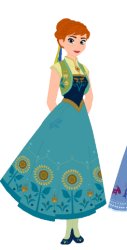 Anna in her Spring Dress Meme Template