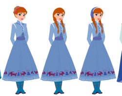 Anna's Holiday Winter Christmas Wardrobe Meme Template