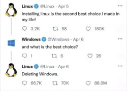 Linux chat Meme Template