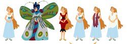 Thumbelina's Wardrobe Meme Template