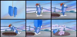 Tom Cat Ready to die Meme Template