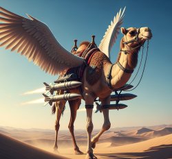 Camel copter Meme Template