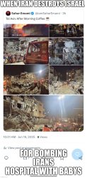 Iran destroys Israel Meme Template
