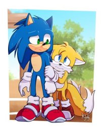 sonic x tails Meme Template