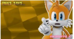 tails says Meme Template