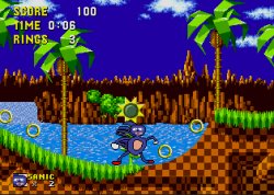 sAnIc Meme Template