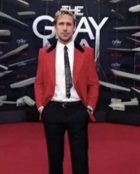 Ryan Gosling THE G AY Meme Template