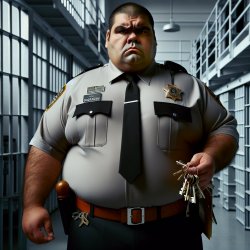 fat jail officer Meme Template
