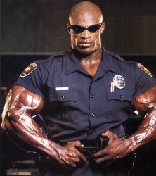 Ronnie Coleman Cop Meme Template