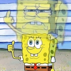 spongebob thought Meme Template