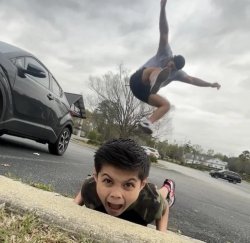 curb stomp Meme Template