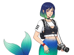 mermaid perrin Meme Template