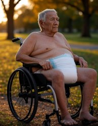 Earl Elderly old man MAGAt wheelchair Depends Republican Trump Meme Template