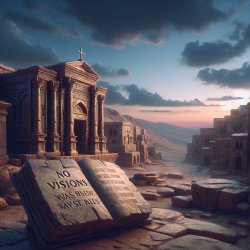 the word of God was rare, no visions Meme Template