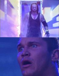 scared wrestler Meme Template