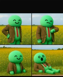mr ozzy bean waiting Meme Template