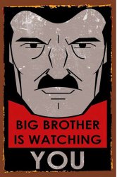 Big brother line art Meme Template