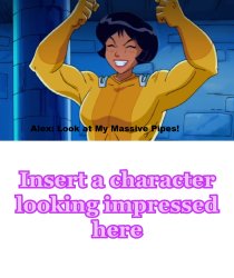 buff alex i got biceps Meme Template