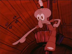 Squidward pointing Meme Template