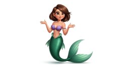 pixar mermaid Meme Template