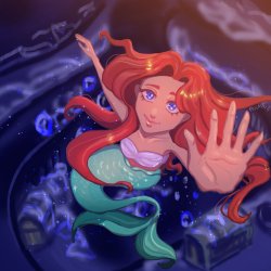 halle ariel Meme Template