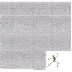 Wall of text skeleton Meme Template