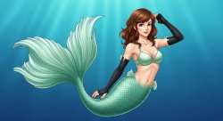 mermaid fujiko mine Meme Template