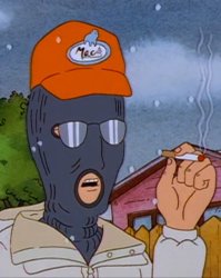 Dale Gribble Mask Meme Template