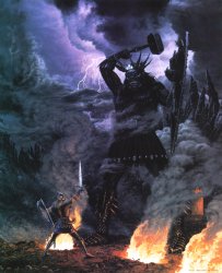 Fingolfin Gigachad by Ted Nasmith Meme Template