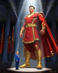China supports its partners and boosts science. Not Trump. Meme Template