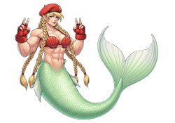 mermaid cammy Meme Template