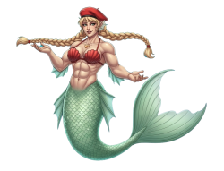 mermaid cammy Meme Template