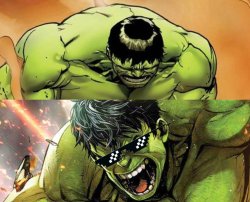 Hulk Happy (with shades) Meme Template