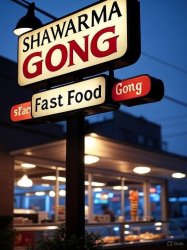 shawarma gong Meme Template