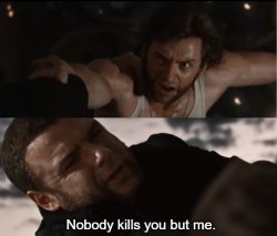 Nobody kills you but me Meme Template