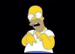Spastic Homer Meme Template