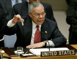 Collin Powell War Propaganda Meme Template