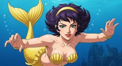 mermaid faye Meme Template