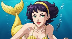 mermaid faye valentine Meme Template