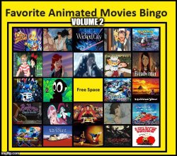 favorite animated movies volume 2 Meme Template