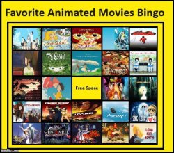 favorite animated movies volume 1 Meme Template