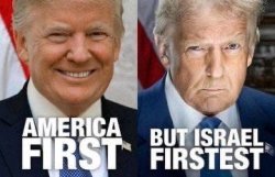 trump is israel first Meme Template
