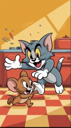 TOM CHASING JERRY RV Meme Template