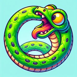 Snakes eating its own tail Meme Template