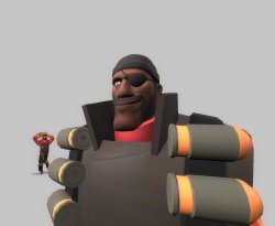 Live demoman reaction Meme Template