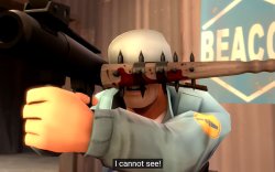 tf2 LazyPurple I cannot see Meme Template