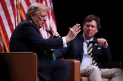 trump-carlson-argument Meme Template