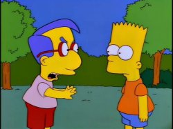 Why did I have the bowl, Bart? Meme Template