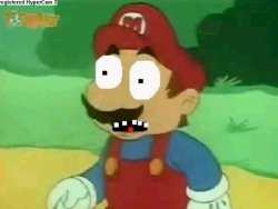 shocked mario Meme Template