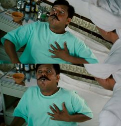 Munna bhai mbbs heart attack Meme Template